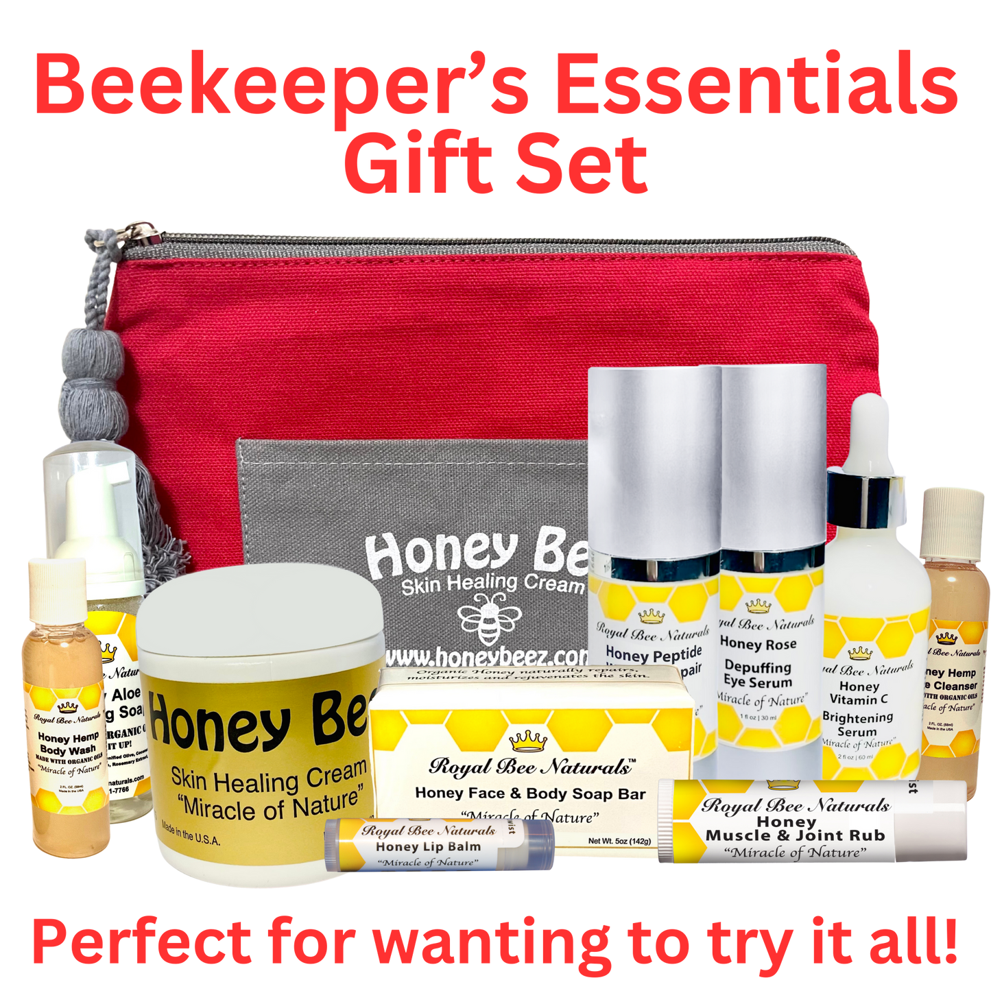 ONLINE EXCLUSIVE! Honey Bee "Beekeeper's Essentials" Gift Set