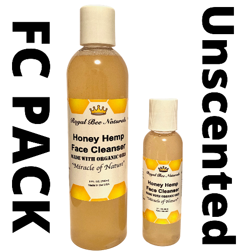 face cleanser 8oz bottle and 2oz bottle